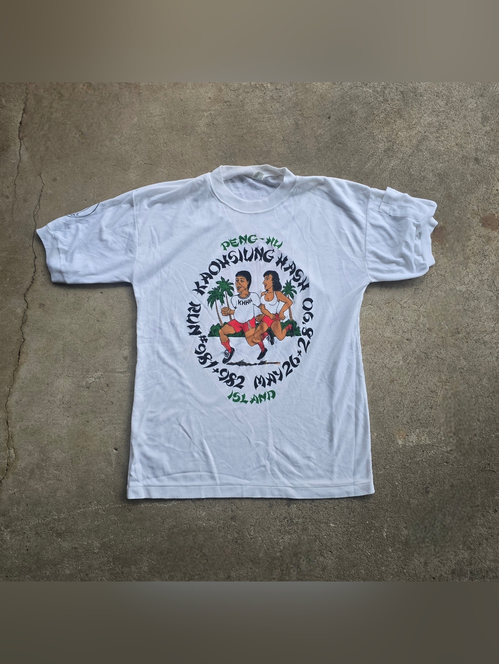 Vintage 80’s Taiwan Thirstiest Athletes Adult Humor T Shirt L Single Stitch